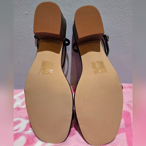 Women's Aqua Black Strappy Heel, Size 9M - Picture 8 of 8